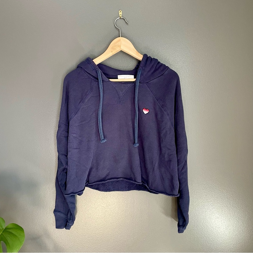 Spiritual Gangster Peloton Women Cropped Hoodie Sweatshirt Size Medium